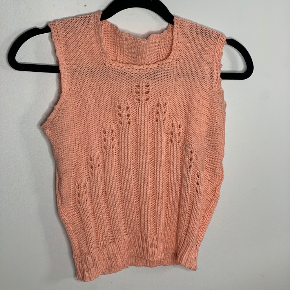 Knit Pink Tank Top